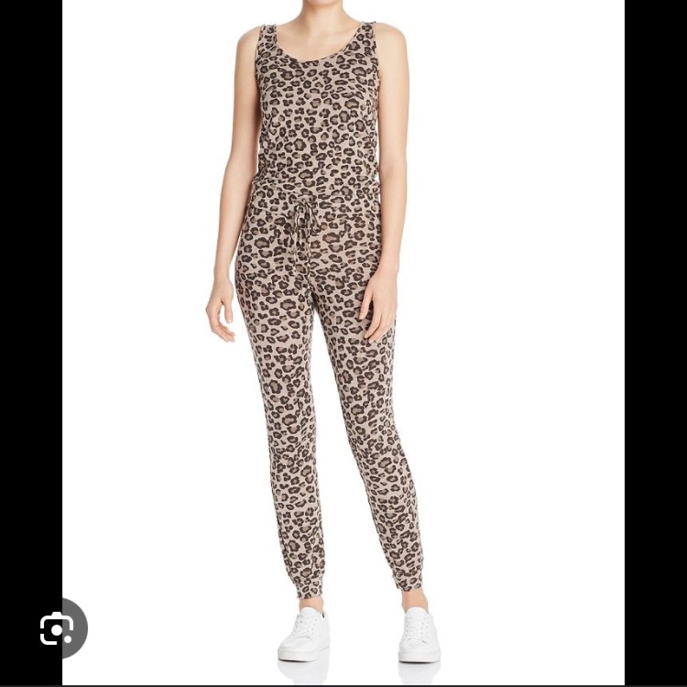 Monrow Leopard Jumpsuit M